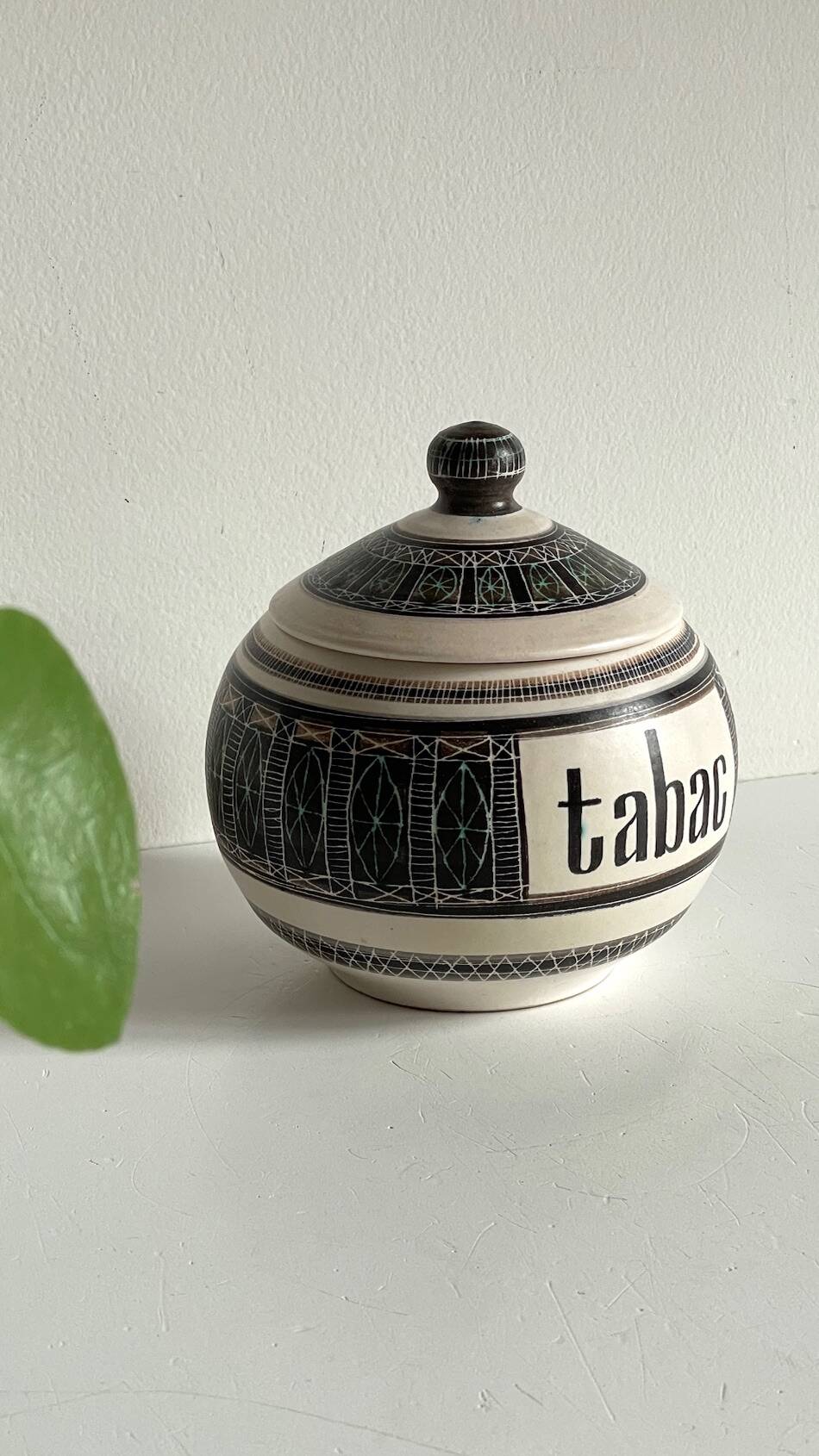 Ceramic Tobacco Pot Marcel GUILLOT