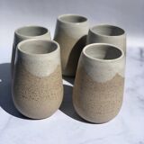 Large customizable ceramic stoneware mug