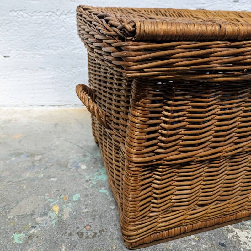 Large wicker trunk