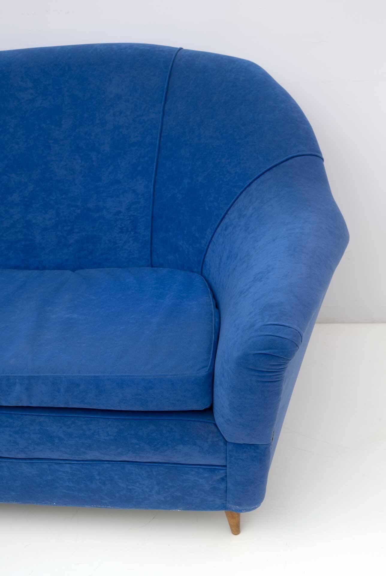Ico Parisi Mid-Century Modern Italian Corner Sofa for Ariberto Colombo, 50