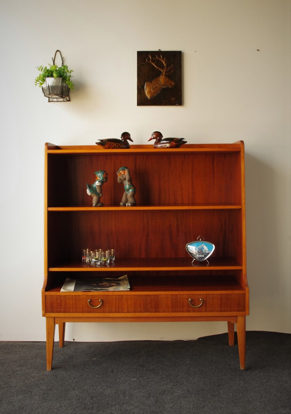 Vintage bookcase 60s