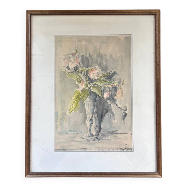 Aquarelle signée P.Calagno