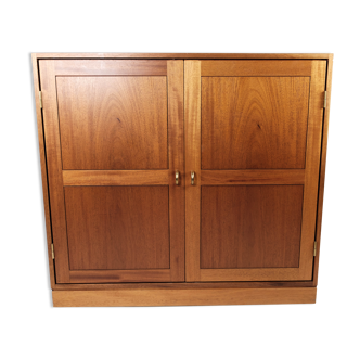 Cabinet in light mahogany of danish design by Søborg Furniture in the 1960s.