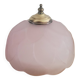 Plafonnier vintage verre rose