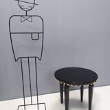 Table basse en hêtre noirci par Roberto Ventura, Italie, années 2000