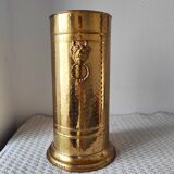 Vintage brass umbrella stand