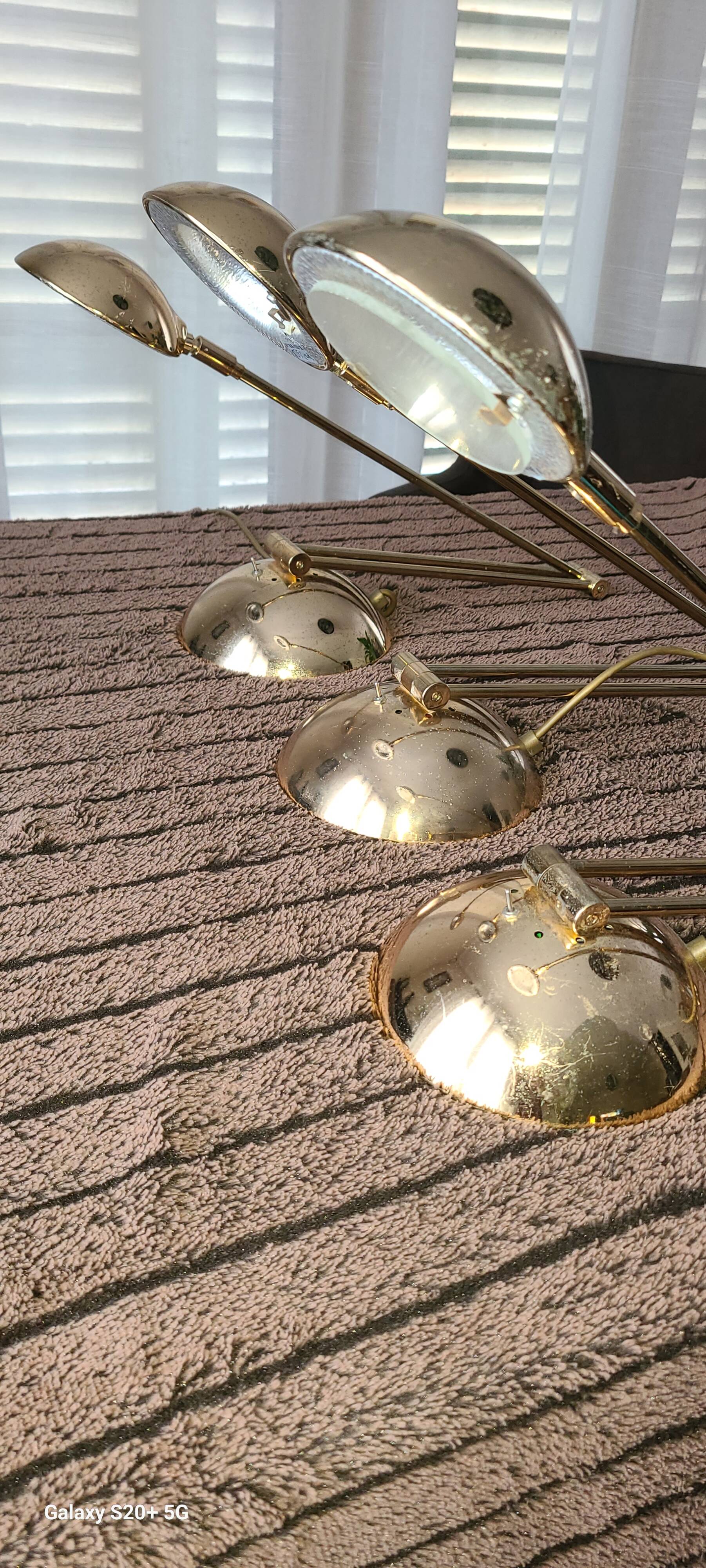 3 lampes de bureau vintage Zonca Voghera