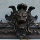 Napoleon III period pediment mirror