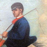 Ancient equestrian painting