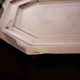 Silver metal tray 41 cm x 28 cm
