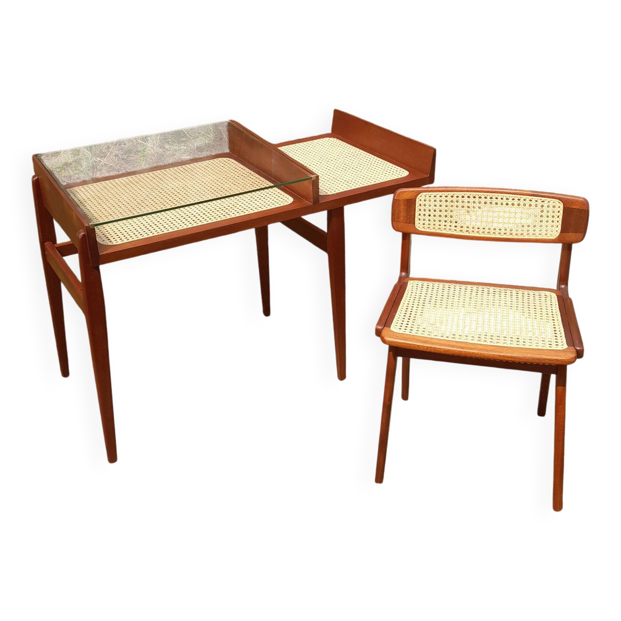 Michel Ducaroy desk and chair for SNA Roset