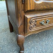 Louis XV buffet TV bar in oak 1970