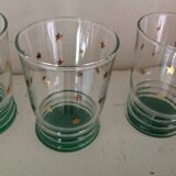 Set of 6 vintage glasses