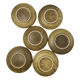Set cups under sandstone cups