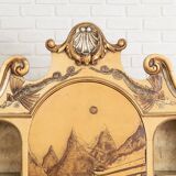 Desk with oriental motifs in relief