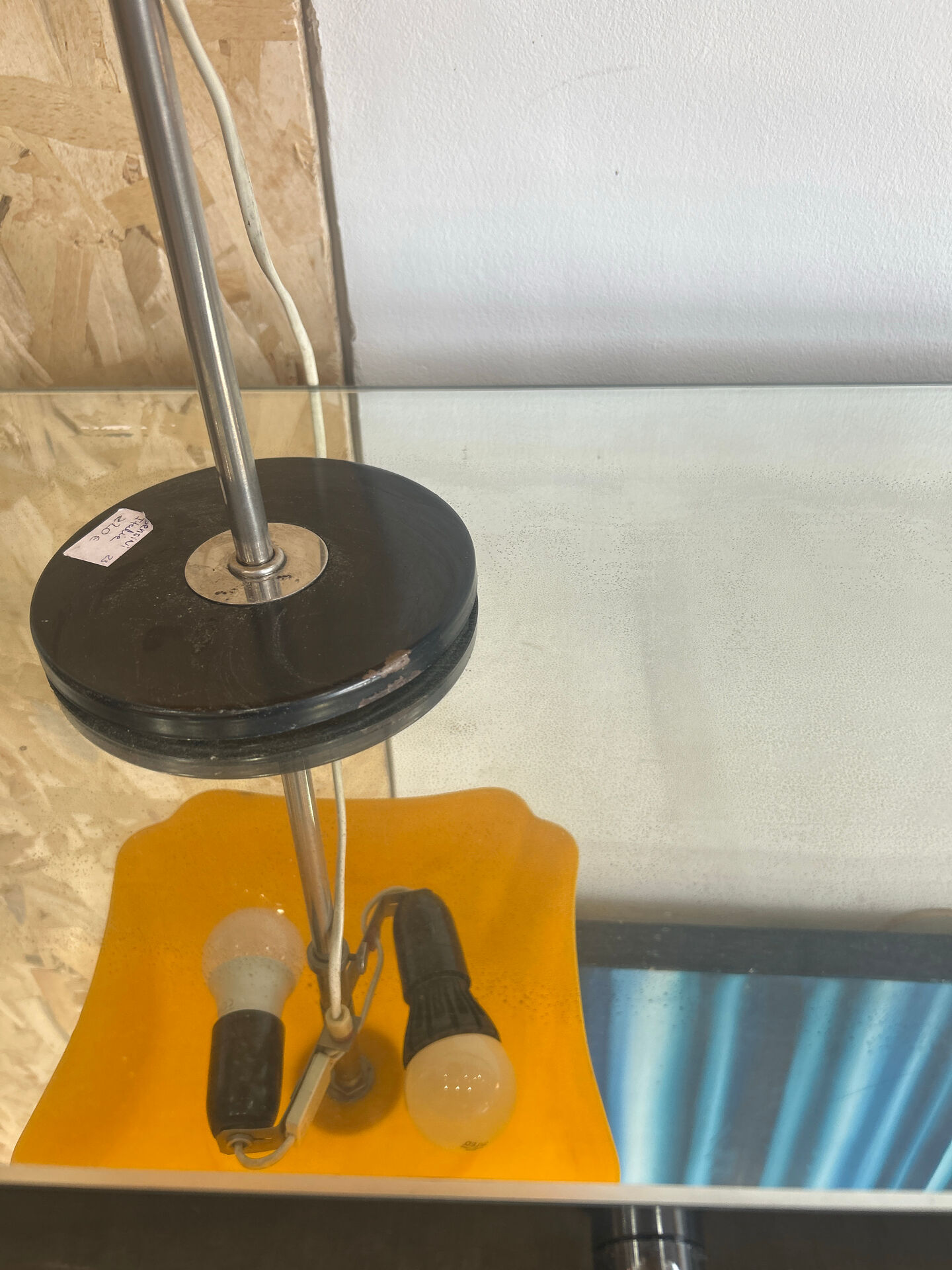 Gensini — adjustable yellow table lamp, italy, 1970s
