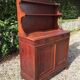 Vintage Parisian buffet in pitchpin with its top St Hubert.