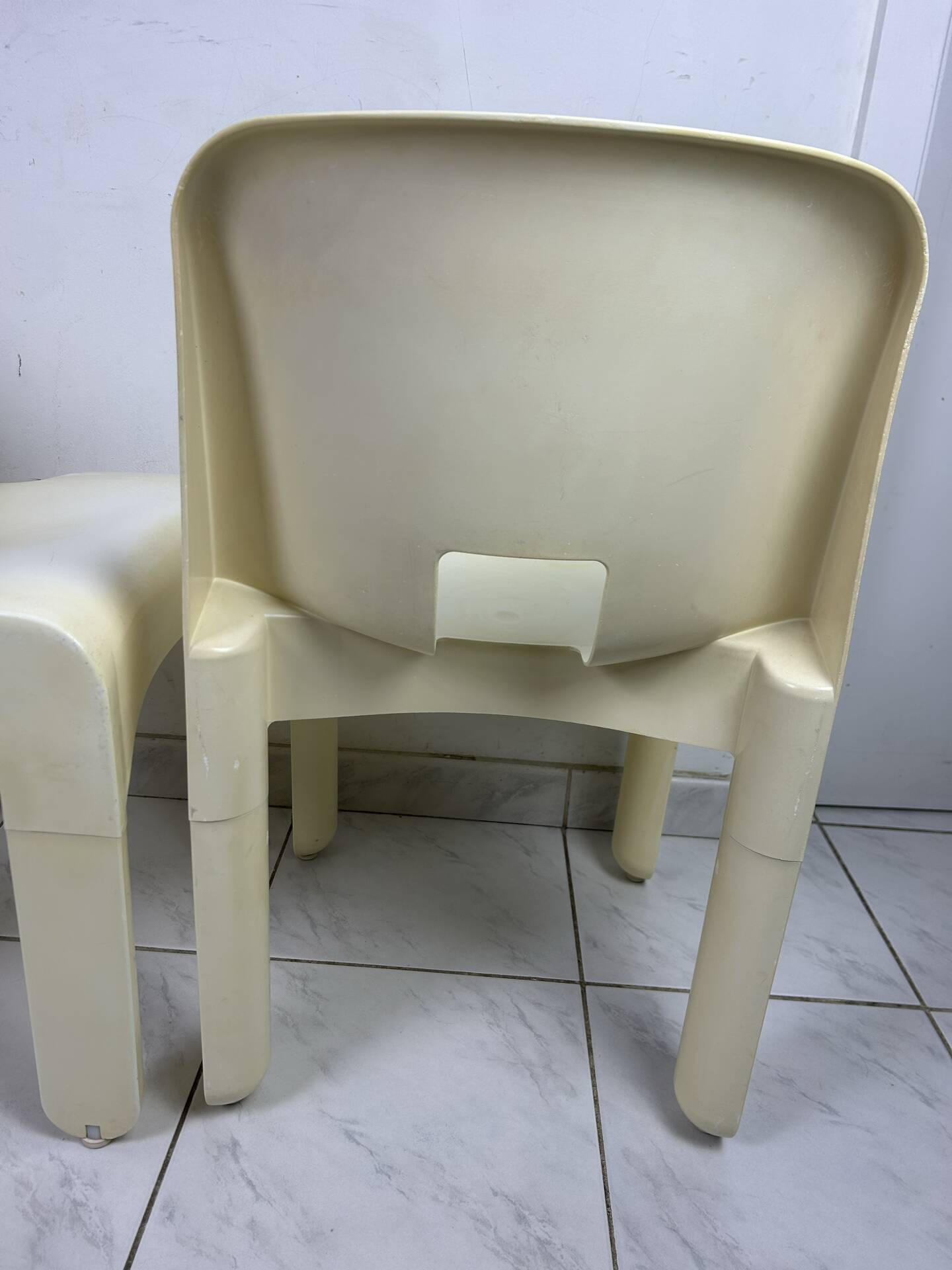 3x vintage Universale chair Joe Colombo Kartell