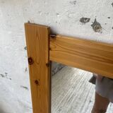 80s pine mirror