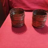 Pair of Moroccan copper pots