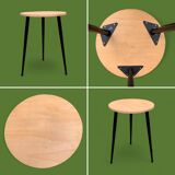 Vintage tripod pedestal table