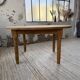 Oval farmhouse table oak 1960