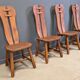 Vintage dining chairs by Depuydt, Belgium, 1960s