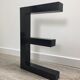 E metal letter