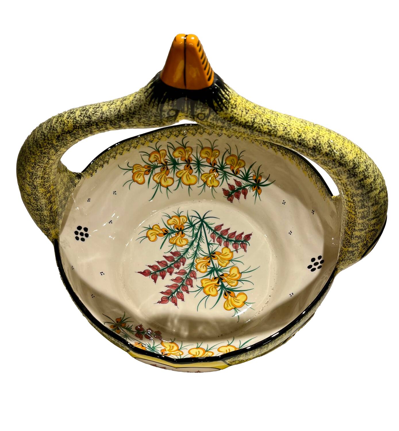 Henriot ceramic basket