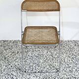 RARE chaise pliante vintage Plia Cane par Giancarlo Piretti pour Castelli | L'ère spatiale italienne | années 1960