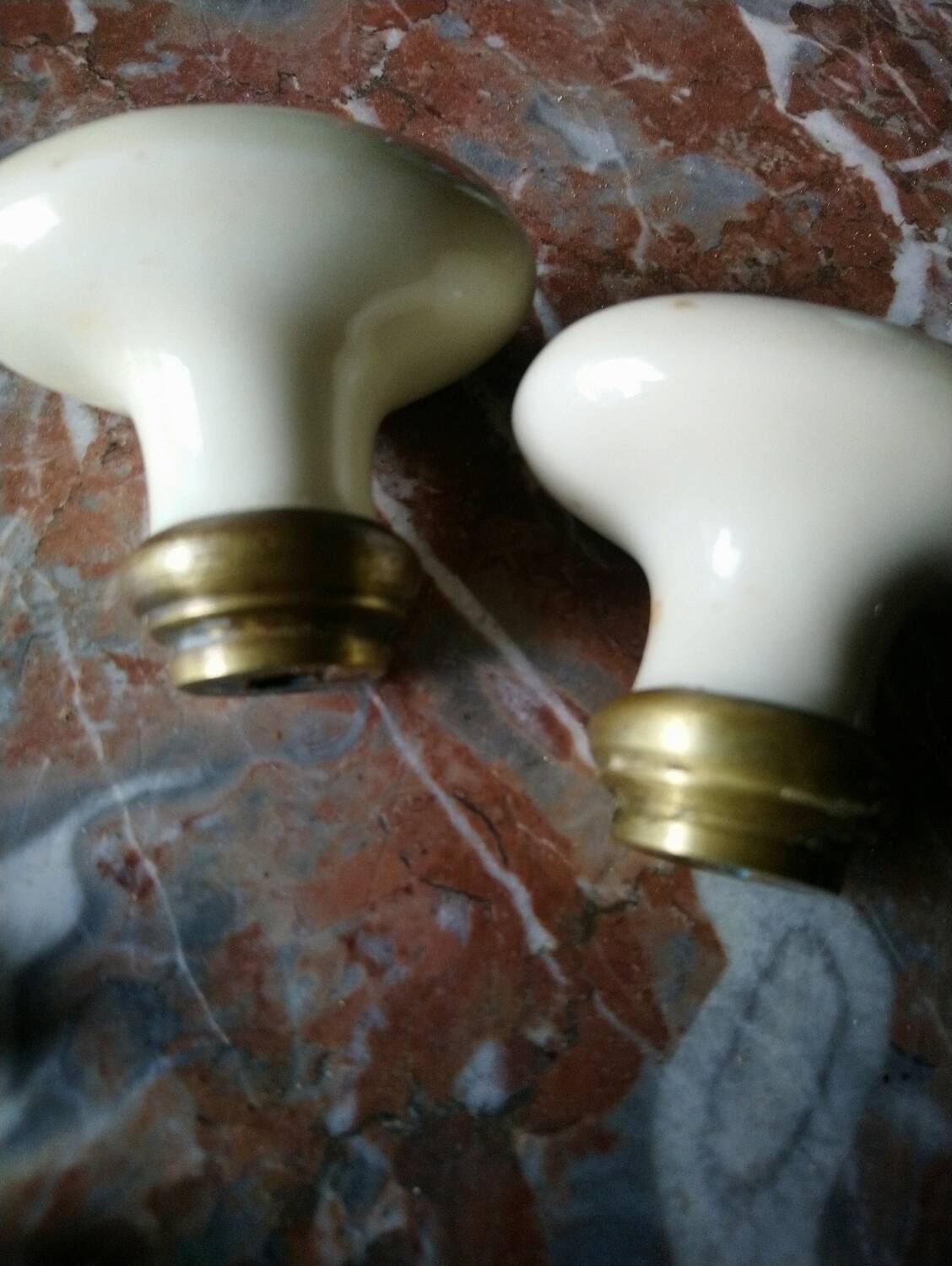 Porcelain door handles