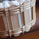 70s suspension in rattan and Scandinavian style fabrics