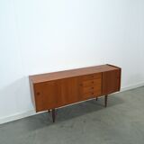 Teak veneer sideboard with drawers from Sweden