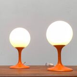Mid-century Swiss table lamps by E.R. Nele for Temde, set of 2