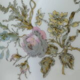 Limoges porcelain round dish for E.Bourgeois Paris