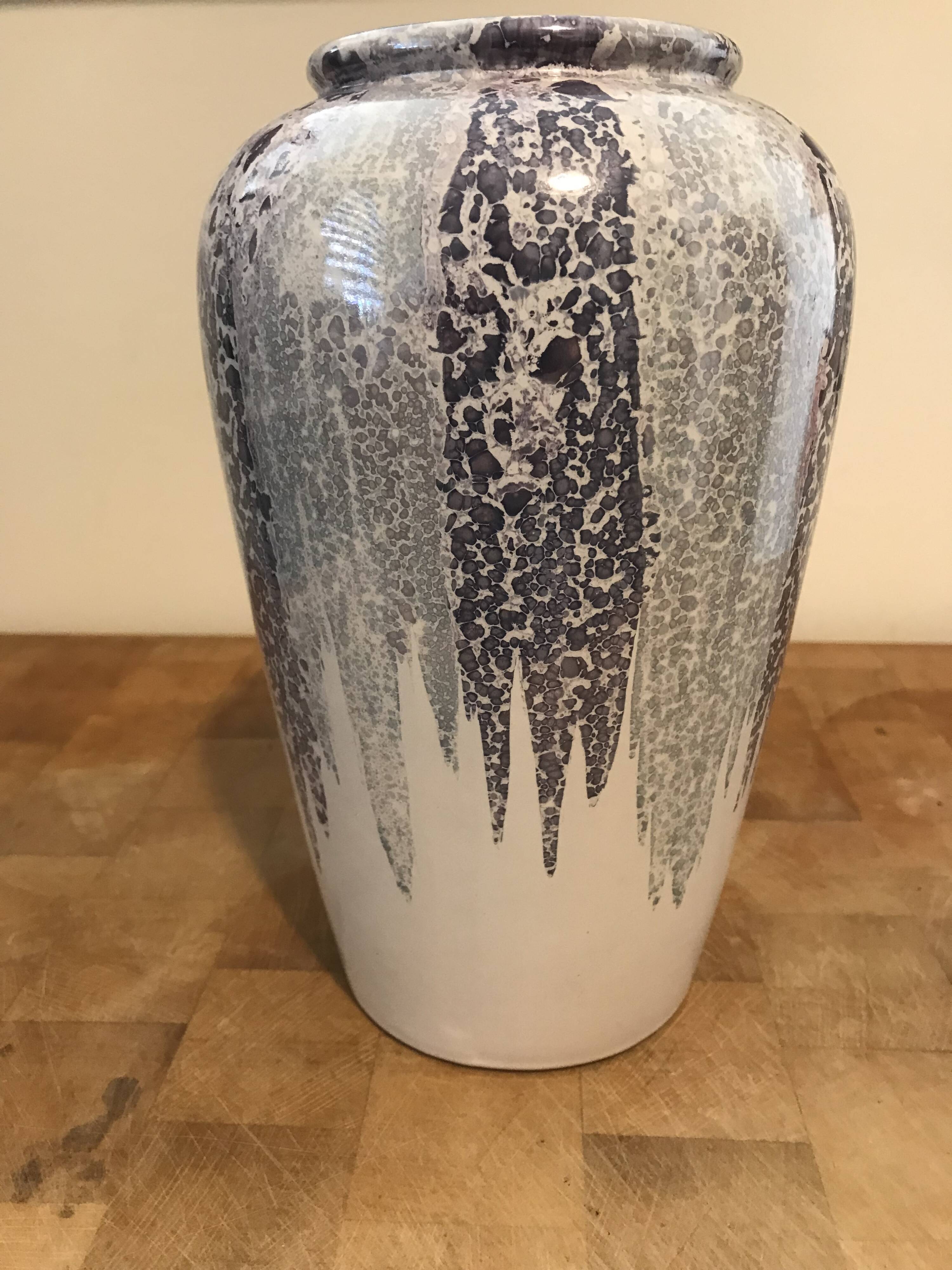 Vintage Vase Scheurich 504-24 - Ceramic West Germany - 1970s