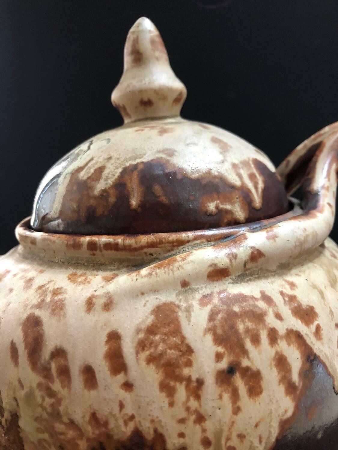 Stoneware teapot by Marcellus Aubry