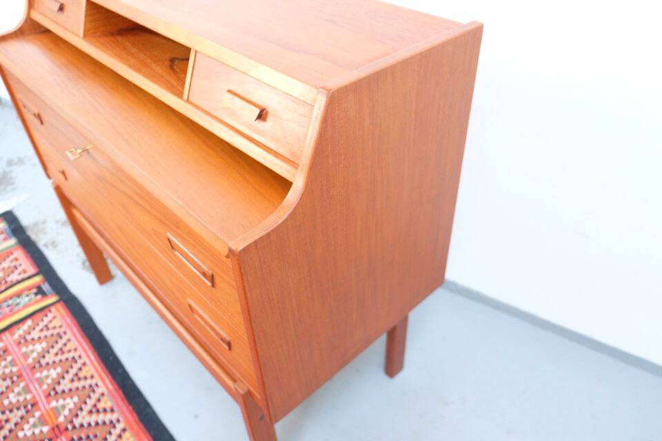 Iversen teak secretary, Danish style from the 1960s-70s.