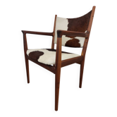 Fauteuil JH513 par HJ Wegner pour Johannes Andersen