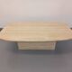 Vintage travertine coffee table from the 80s