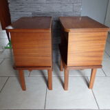 Pair of vintage bedside tables