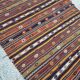 Kilim turc vintage tissé main 136x218 cm