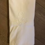 Old bolster embroidered and numbered c
