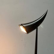 Postmodern table lamp model Ara by Philippe Starck for Flos, 1980s.