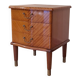 Scandinavian bedside table in mahogany, Norway 1960s