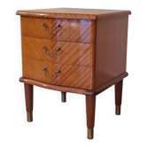 Scandinavian bedside table in mahogany, Norway 1960s