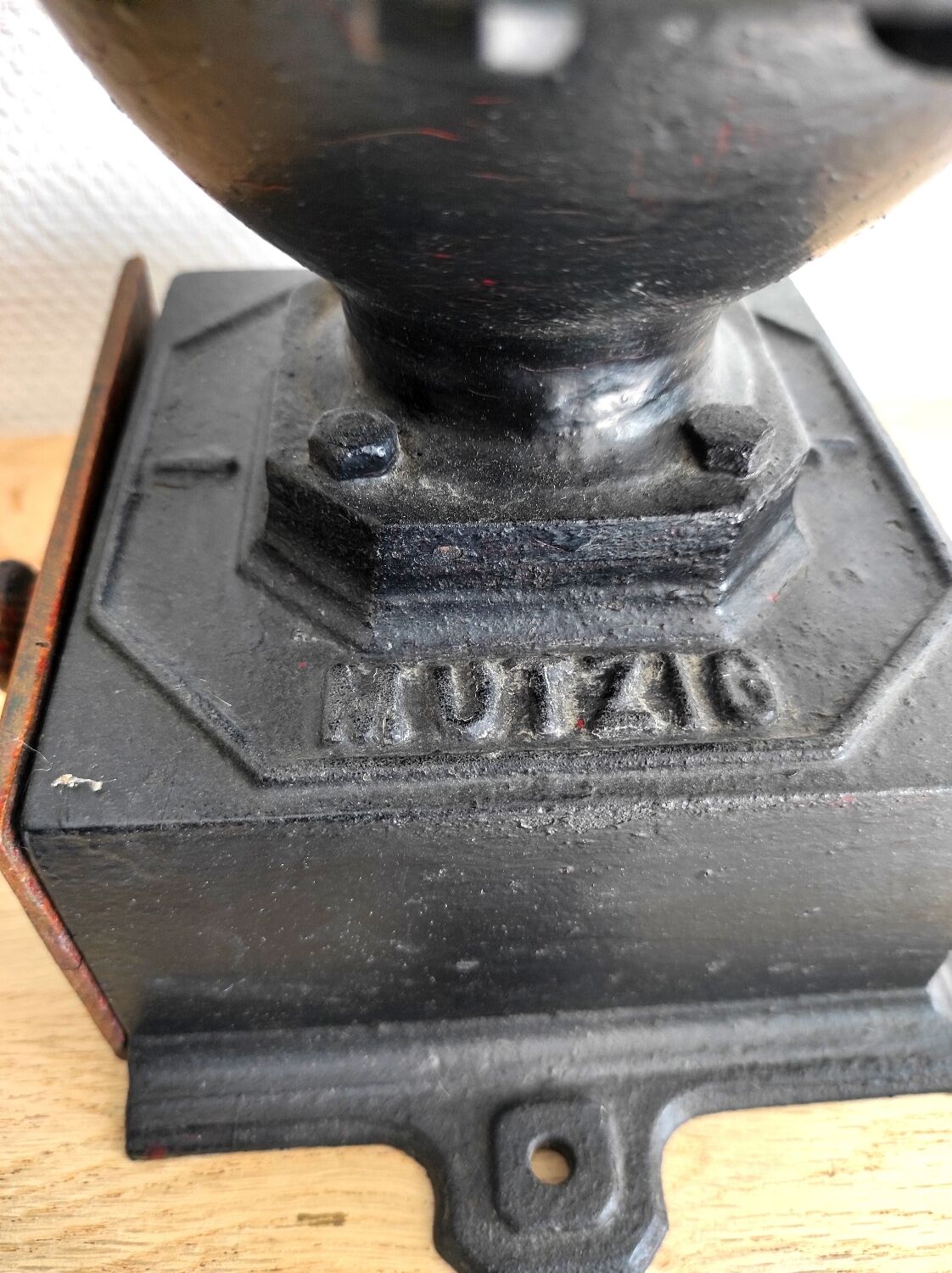 Old coffee grinder Mutzig