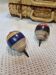 Duo of old spinning tops