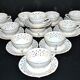 CNP set of 11 porcelain coffee cups from the National Porcelain Company Berry.