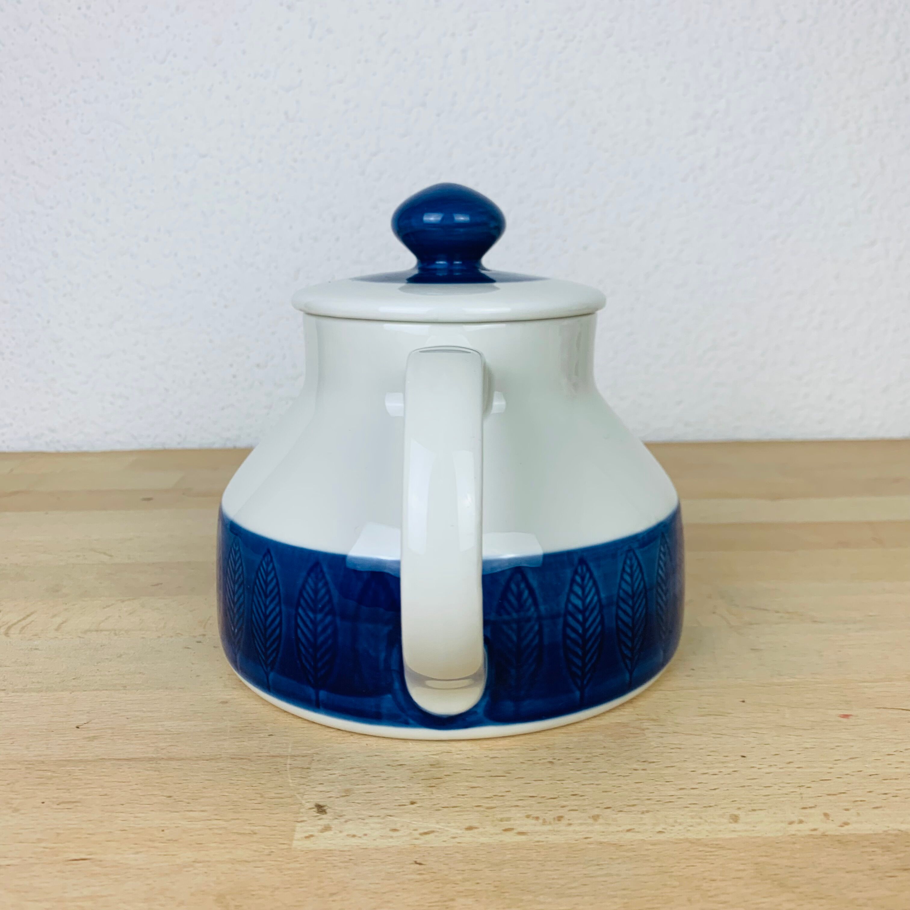 Tea set 6 cups ceramic Koka by Rörstrand Sweden, Scandinavian